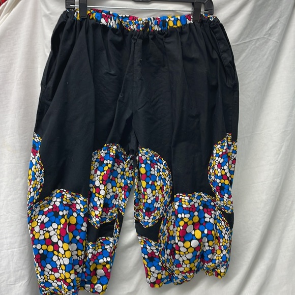 African inspired kente cloth dashiki 2 piece short set men sz L-xl - Picture 5 of 7